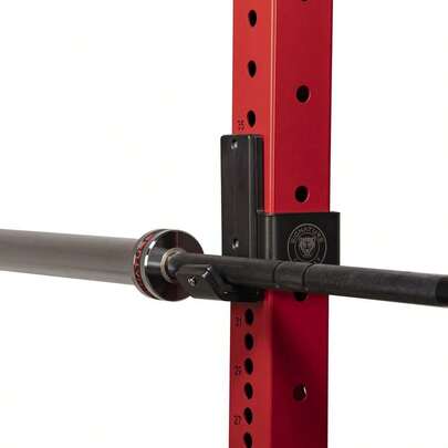 SF-3 1,500 Pound Capacity 3�� X 3�� Power Cage Squat Rack, Includes J-Hooks And Safety Straps, Other Optio...