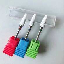 1 o 5 pezzi Punte per trapano elettrico in ceramica - Strumento di precisione per manicure e pedicure per uomo e donna - Multicolore - Visualizzare 2