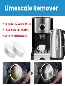 JUE FISH Limescale Cleaning Effervescent Tablets, Cleaning Kettle, Coffee Machine Stubborn Stains And Limescale Cleaner Tablets - Multicolor - View 4