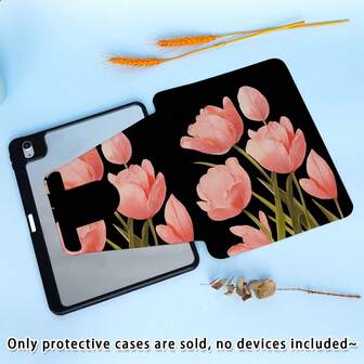 [Vibrant Pad Case] Faux Leather 360° Rotating Pad Case | Vibrant Floral & Cocktail Design, Perfect For Air 6, 5, 4, And Pad 10, Pad 11 2025, Pad Air 11/13 2025 M3, Pad Air (M2) 11/13 Inch, Pad Air 4/5/6 10.9inch, Pad Pro 11 Inch, Pad Pro 12.9 Inch, Pad 10.2 Inch, Pad 9th/10th Generation And Other Models, Ideal For Travel & Relaxation