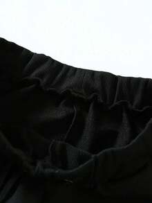 (2PC) Couple's Set Of Fashionable And Casual Printed Hoodies And Sweatpants For Both Men And Women, Autumn And Winter Men's Sportswear, Fashionable And Sportswear Printed, Suitable For Casual Outdoor Sports And Holiday Gift Giving.I'M HER BEAST/I'M HIS BEAUTY - Đen-2 - Xem 6