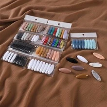 8pcs Scarf Safety Pins And Clips Glossy Hijab Plastic Cover Hijab Pin Pack For Women - D - View 8