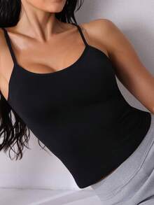 Women's Shapewear Camisole - Adjustable Strap Jumpsuit