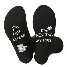 1 Pair Funny Socks Novelty Fun Gifts For Men Dad, Gifts From Daughter Grandpa, Christmas Birthday Gifts For Dad Grandpa Husband Boyfriend Best Dad Grandad Papa Ever Gifts For Funny Fathers Day Gifts From Daughter Wife Son Girlfriend - Black - View 3