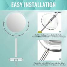 Magnifying Mirror 30X/1X Mirror Double Sided With Magnification, Round Vanity Tabletop Mirror - Like Style 360 Rotation Portable Dressing Table Desk Bathroom Bedroom Travel