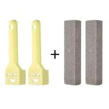 4/3/2/1件装浮石清洁石马桶清洁器，带可替换手柄，强力去污，去除污渍、硬水渍、铁锈，适用于厨房、卫生间、客厅、餐厅 - 彩色 - 查看 11