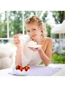 500pcs {Reusable} Transparent Dessert Spoons, Cake Spoons, Pudding Spoons, Ice Cream Spoons Suitable For Home Use, Party Supplies, Cutlery Sets, Kitchen, Christmas Gifts 100/50/30 Transparent Dessert Spoons, Cake Spoons, Pudding Spoons, Ice Cream Spoons - Transparent - View 7