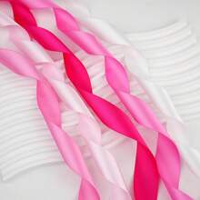 5 Rolls Satin Ribbon, 1 Inch X 25 Yards, 125 Yards Satin Ribbon Set, Silk Satin Ribbon, Suitable For Fall Wedding Bouquet Wrapping, Hair Accessory Making, Gift Wrapping And Craft Projects - Multicolor - View 6