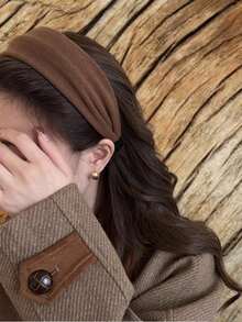 Women's Wide Plush Headband, Fashion Hair Hoop For Casual Daily Wear Head Accessories - Multicolor - View 13