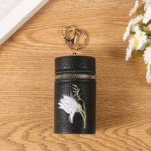 多色口红收纳包及钥匙扣，带刺绣设计，女士迷你钱包/小钱包/钱包钥匙扣 - 彩色 - 查看 18