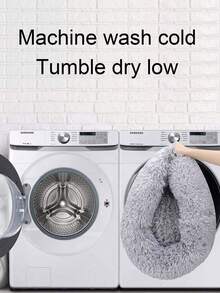 Cama esponjosa para perros, casa cálida para mascotas, nido respirable para gatos, adecuado para gatos y perros pequeños, medianos y grandes, para las 4 estaciones - Gris - Ver 9