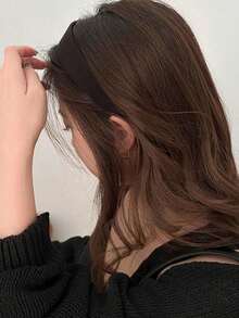 4PCS Women's Vintage Elegant Solid Color Headbands - 38cm/14.96in Circumference, Fashion Versatile Hair Hoop For Daily Wear, Face Washing, Makeup & Outfit Matching - Multicolor - View 3