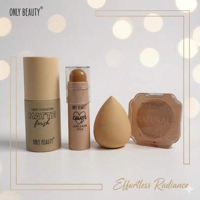 ONLY BEAUTY KIT 4 PIEZAS PARA UN ROSTRO SUAVE Y PERFECTO