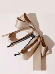 1 Stück geschichteter Satinschleifenhaarclip, elegantes Haargummi, geeignet für Alltag, Date, Ausflug, Abendessen, Geschenke, Reisen, Geschenke für Frauen, Haarsachen, Strumpfstopfer, Strumpfstopfer, Strumpfstopfer, Strumpfstopfer für Frauen, Strumpfstopfer Frauen, Weihnachtsgeschenke, Geschenke, Weihnachtsstrumpfstopfer, Geschenke für Frauen, Geschenk, Weihnachtsgeschenk, Strumpfstopfer für Erwachsene, Strumpfstopfer für Erwachsene, Haarsachen, Damenaccessoires, Strumpfstopfer, Volljährigkeits-Haaraccessoire, Weihnachts-Haaraccessoires, Geschenkideen für Frauen, Beauty-Strumpfstopfer, Weihnachtsgeschenke für Frauen