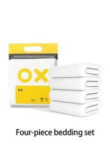 Disposable Bed Sheet Sets, Bathrobes, Towels, Duvet Covers, Pillowcases, And Three- Or Four-Piece Double/Travel Hotel And Travel Supplies.With High-Quality.SOFT,COMFORT MATERIAL.Being Sturdy And Tear-Resistant, Ensuring A Breathable,Non-Suffocating Sleep Experience That Caters To All Your Comfort Needs.Individually Packaged, Small And Convenient.For Home, Hotel, Travel, Tourism,Party Favor Halloween Valentine's Day, Christmas - Multicolor - View 7