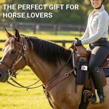 Saddle Water Bottle Holder With Pocket, Saddlebags For Horses With Adjustable Strap, Horse Riding Accessory, Easy To Attach, Black 10 X 4 X 4 Inch