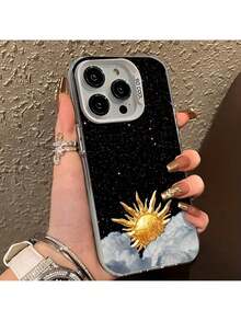 17/16/15 ProMax/14Plus/13Pro/12/11 compatible, funda creativa nueva de color plateado con un gran y lindo agujero. Esta funda ofrece una excelente protección. Con su diseño elegante, es la primera opción de Gee para fundas de regalo de Halloween.CYK195, funda protectora para teléfono - Multicolor - Ver 6