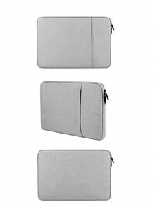 1Pc Laptop Sleeve Bag Compatible With 13/14/15/16 Inch MB Air/Pro/IPad/Surface/ /HP Computer Bag,Accessories Polyester Case With Pocket - Multicolor - View 9