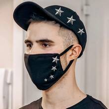 50/100颗/包 金属银色星星铆钉，DIY服装鞋包手工配饰，朋克皮革铆钉尖钉纽扣 - 彩色 - 查看 9