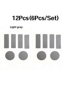 1/2套（6片/套）运动鞋侧边修补贴片，内衬破洞修补片，后跟磨损保护贴，适用于男女运动鞋、休闲鞋，男女鞋类配件