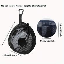 1/2pcs Portable Basketball Net Bag - Travel & Training Organizer With Drawstring Closure, Multiple Compartments For Sports Gear, Basketball Bag, Sports Equipment Storage, Functional Design, Sturdy Construction