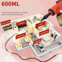 NOVAKA Limpiador de Vapor de Mano Portátil de 1500 W, Maquina Vapor Limpieza, Sanitizante a Vapor Presurizada de Alta Temperatura con 4 Boquillas, para Cocinas, Baños, Muebles (rojo) - ROJO - Ver 6