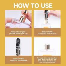 5ML Portable Refillable Perfume Spray Bottle, 4PCS Floral Perfume Refill Travel Bottles (Black,Purple,Red,Orange)Ins-StyleAesthetic,Portable Fragrance Container ,Travel-Friendly Scent Storage - 粉紅色,黃色,綠色,藍色 - 查看 12