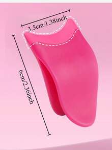 1pc Eyelash Curler, Beauty Tool, Multi-Functional Plastic Eyelash Curler, False Eyelash Curler, Eyelash Assistant, Eyelash Beauty Tool Holder - Hot Pink - View 2