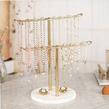 Headband Stand Organizer, 2-Layer Hairband Display Rack. Multi-Functional Storage Rack For Storing Hairbands And Jewelry Accessories, Ring And Necklace Display Rack, Watch, Glasses, Bracelet Display Rack. Bracelet, Bangle, Bedroom, College Dormitory, Women's Decorative Items.