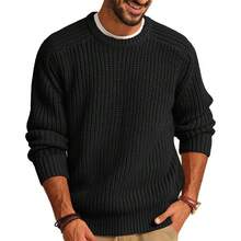 Men Sports Sweaters - Black - View 1