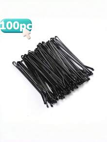 100pcs Women's Invisible One-Piece Hair Clips, Side Clips For Bangs, Flyaways, Suitable For Commuting, Work, Travel, Home, Gift, Ponytail, Bun, Face Washing, Masking, Matching Various Outfits, Claw Clips, Hair Slide, Hair Barrettes, Head Accessories, Hair Accessories For Women - Multicolor - View 8