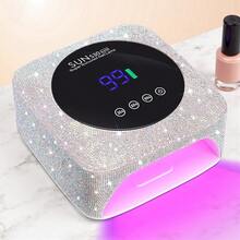 Professiona Rechargeable Nail Lamp With 3 Timer Settings, Smart Auto Sensor, 57 LED Beads & Power Bank Function For Gel Polish Curing - 美規A型插(110-127V) - 查看 1