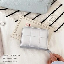 多功能日式零钱包卡包一体式女士钱包迷你钱包小钱包零钱包礼物圣诞礼物女士钱包 - 彩色 - 查看 5