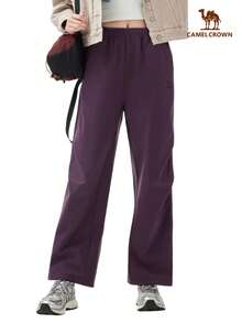 CAMEL CROWN 女士户外软壳裤秋冬季防水防风加绒保暖休闲长裤 - 嘉應紫 - 查看 1