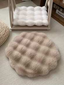 1pc Cat/Dog Warm Sleeping Pad, Plush Round Pet Bed With Blanket, Non-Slip Bottom, Thick & Soft Autumn/Winter Pet Supplies - Multicolor - View 13