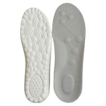高弹乳胶鞋垫，减震运动鞋鞋垫，足弓支撑，透气鞋垫 - 灰色 - 查看 4