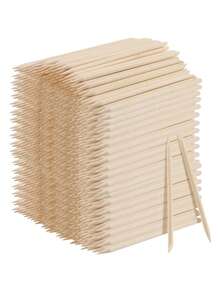 500pcs/350pcs/200pcs 55mm Wooden Cuticle Pusher Stick, Nail Art Design Painting Stick, Nail Polish Remover, Orange Wood Stick, Manicure Tools, Nail Stickers, Waxing, Scraping, Painting - Bronze - View 11