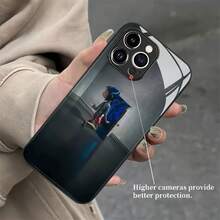 Funda para móvil Fantasy Portal Adventure compatible con teléfonos ,  17,  16 Pro Max,  15 Pro Max,  13 y  12. Fabricada en TPU para una protección eficaz contra golpes y caídas. Un regalo ideal para familiares, amigos, seres queridos, parejas y para Navidad. - Negro - Ver 5