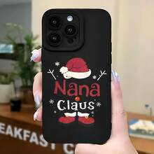 2026 nuevo Esmerilado teléfono case,Phone Estuche Nana. Claus Navidad Diseño Con Papá Noel Sombrero Y Las botas son adecuadas para  17 15 Profesional máximo  17 14 Profesional  17 13  17 12  galaxia S23 traducido al español S22 traducido al español 21 20 Teléfono Protección Cubierta pareja Teléfono Estuche Regalo Para Novio Novia Vacaciones Regalo - Blanco antiguo - Ver 5
