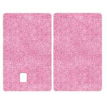 1张/2合1/4合1纯色闪亮水钻纹理PVC信用卡贴纸，银行卡保护套，防水银行卡保护套，彩色创意迷你卡贴，装饰艺术贴纸