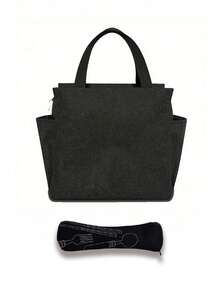 Túi đựng cơm trưa cách nhiệt in hoa, có thể tùy chỉnh tên, thiết kế hai ngăn, dung tích lớn, lớp cách nhiệt bằng nhôm dày, có thể tái sử dụng, bền, chống thấm nước, dễ vệ sinh, thích hợp cho trường học, công sở hoặc du lịch. - Nhiều màu - Xem 12