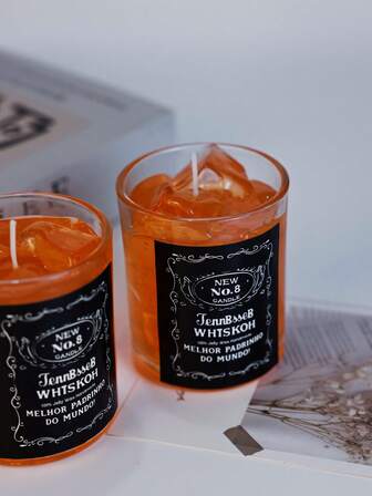 1pc Large Scented Candle Jar, Aromatherapy Glass Candle Holder, Home Decor, Room Decor, Wedding Decor, Tabletop Decor, Aromatherapy Gift, Best Friend Gift, Women Gift, Candle Home Decor