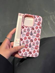 Whimsical Castle and Flower Pattern Phone Case Compatible with Samsung phone cases  17  16 Pro Max  15 Pro Max  13 and  12 Made of TPU material providing shock and drop protection A great gift for family friends loved ones boyfriends/girlfriends and for Christmas - Rosa - Ver 1