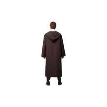 Spooktacular Creations Traje de tnica de caballero de Halloween para hombres, tnica marrn con capucha, traje renacentista para hombres para fiestas de disfraces de Halloween, cosplay - Grande - Ver 8
