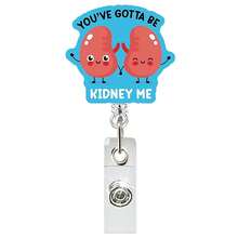 1pc Badge Reel, Medical Series Gifts For Doctors & Nurses, Retractable ID Badge Holder With Organ, Pill Bottle, Syringe, Blood Bag Designs - Multicolor - View 7