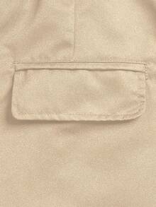 HEYKESON Men's Casual Solid Color Wide Leg Pants - Khaki - View 8