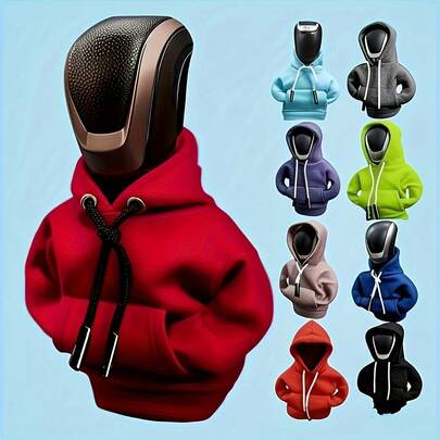 Multifunctional Car Gearbox Jacket And Cover Made Of Polyester Material, Stylish For The Car Interior, Perfect Decoration, Suitable For All Year Round, Dustproof And Moisture-Absorbing, Warm In Winter, A Great Gift Choice. Car Gear Shift Knob Cover, Car Decoration, Gear Handle Cover, Handle Decorative Knob, Cap, Handbrake Cover. Women's Day, Travel Essentials, Wedding Favors, Y2k, Bedroom, Car Accessories Women, Kitchen Decorkitchen Decor
