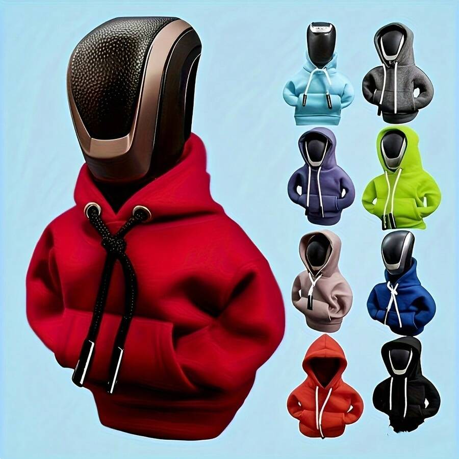 Chaqueta y funda multifuncional para caja de cambios de automóvil hecha de material de poliéster, con un estilo elegante para el interior del automóvil, decoración perfecta, adecuada para todo el año, a prueba de polvo y absorción de humedad, cálida en invierno, una excelente opción de regalo. Funda para perilla de palanca de cambios, decoración para automóvil, funda para palanca de cambios, perilla decorativa, tapa, funda para freno de mano. Día de la Mujer, artículos de viaje, recuerdos de boda, Y2k, dormitorio, accesorios para automóviles de mujer, decoración de cocina - Multicolor - Ver 1