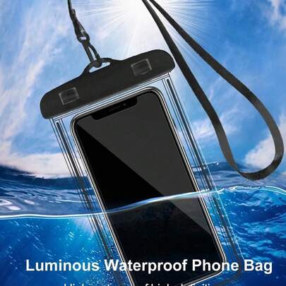 1 Pcs Universal Waterproof Phone Pouch, Waterproof Phone Case Compatible With IPhone 14 13 12 11Pro Max XS Plus Compatible With  Galaxy S22 S23 Cellphone Up To 7.0"", 3D Cellphone Dry Bag For Vacation Compatible Phone Models Compatible With IPhone