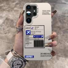 Blue Airplane Phone Case For  Galaxy S25 S24 S21 S23 S22 Ultra Plus A16 A15 A56 A55 A54 A53 A36 A35 A34 A33 A26 5G Cover. Christmas Accessories.   17 Case 's Best-Selling Phone Cases  Cases Christmas Phone Case Christmas Decoration Stocking Stuffers - 3 - 查看 6